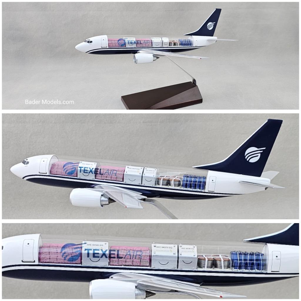 Texel Air - B737-300F - (1:72) - 180° Clear Top
